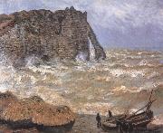 Claude Monet Etretat,Rough Sea oil painting picture wholesale
